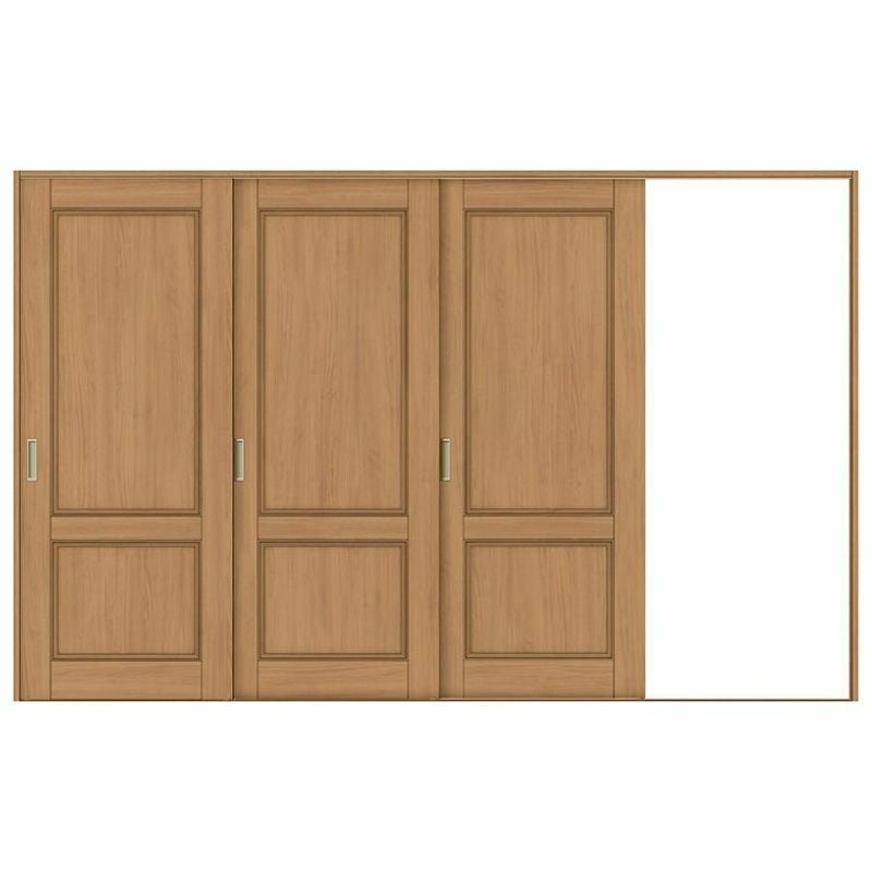 オーダーサイズ リクシル ラシッサＳ 室内引戸 Vレール方式 片引戸3枚建 ASKT-LAY ケーシング付枠 W2308～3916mm×Ｈ1728～2425mm