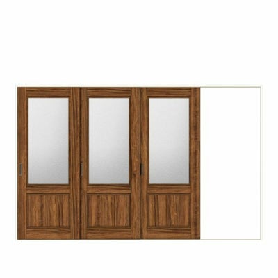 【オーダーサイズ 】リクシル ラシッサD ヴィンティア Ｖレール方式 片引戸 3枚建 AVKT-LGY ノンケーシング枠 Ｗ2308～3916mm×Ｈ1728～2425mm