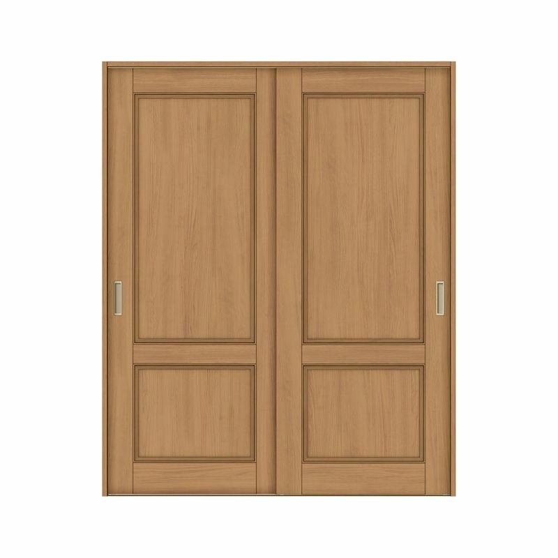 オーダーサイズ リクシル ラシッサＳ 室内引戸 Vレール方式 引違い戸2枚建 ASHH-LAY ケーシング付枠 W1188～1992mm×Ｈ1728～2425mm