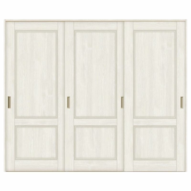 オーダーサイズ リクシル ラシッサＳ 室内引戸 Vレール方式 引違い戸3枚建 ASHT-LAY ノンケーシング枠 W1748～2954mm×Ｈ1728～2425mm