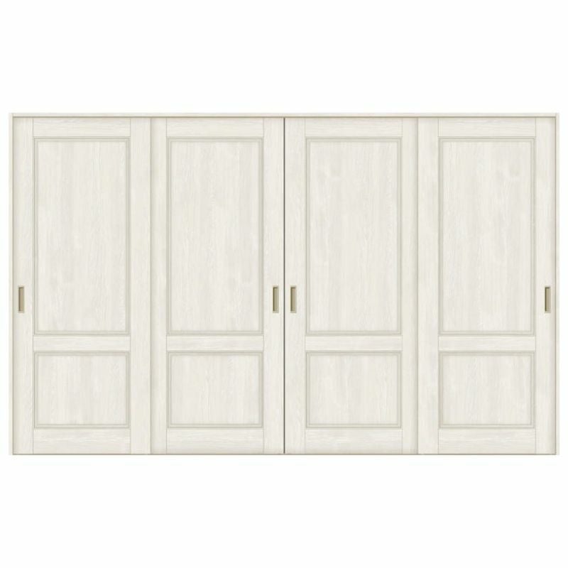 オーダーサイズ リクシル ラシッサＳ 室内引戸 Vレール方式 引違い戸4枚建 ASHF-LAY ノンケーシング枠 W2341～3949mm×Ｈ1728～2425mm