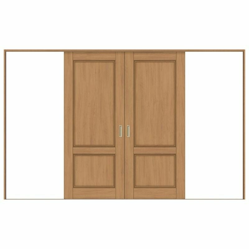 オーダーサイズ リクシル ラシッサＳ 室内引戸 Vレール方式 引分け戸 ASWH-LAY ケーシング付枠 W2341～3949mm×Ｈ1728～2425mm