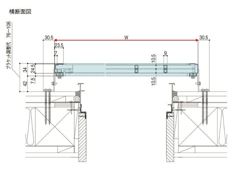 ヒシクロス面格子 11911 W1351×H1220mm 在来工法 壁付け 規格寸法 菱 面格子 窓 サッシ 後付け 防犯 目隠し LIXIL TOSTEM リクシル トステム リフォーム DIY 4枚目