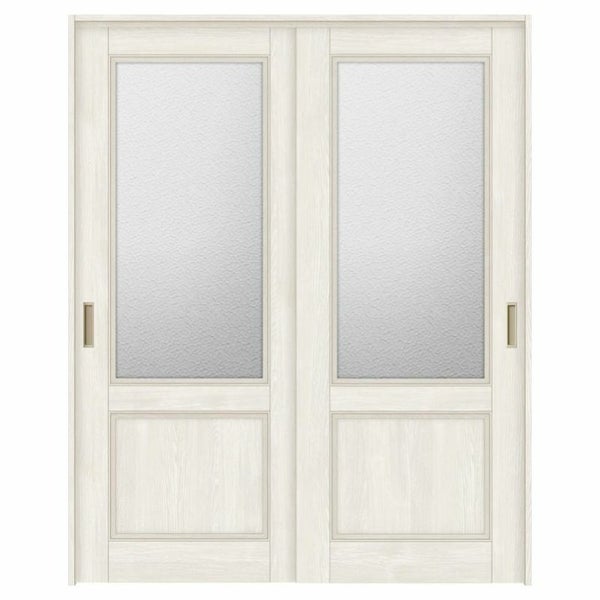 室内引戸 引き違い戸 2枚建 上吊方式 ラシッサS ガラスタイプ LGY ノンケーシング枠 1620/1820 リクシル トステム 上吊り引違い戸 リフォーム DIY