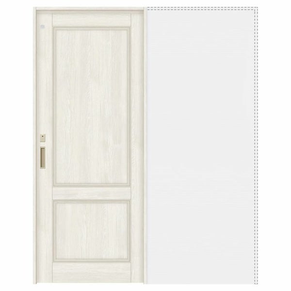 室内引戸 引き込み戸 トイレタイプ 上吊方式 ラシッサS パネルタイプ LAY ノンケーシング枠 1420/1620/1820 リクシル トステム 引込戸 リフォーム DIY