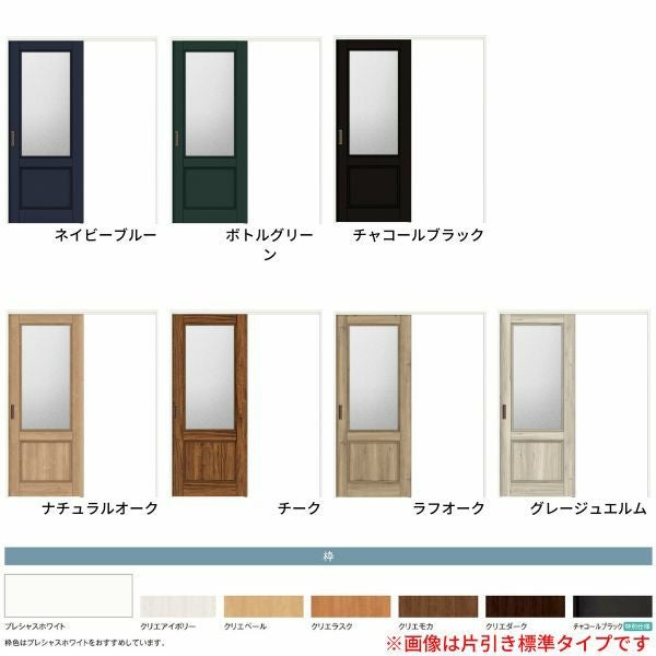 【オーダーサイズ 】リクシル ラシッサD ヴィンティア 上吊方式 片引戸 標準タイプ AVUK-LGY ノンケーシング枠 Ｗ1092～1992mm×Ｈ1750～2425mm 3枚目