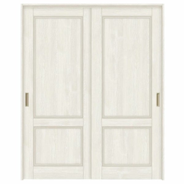 オーダーサイズ リクシル ラシッサＳ 室内引戸 上吊方式 引違い戸2枚建 ASUH-LAY ノンケーシング枠 W1092～1992mm×Ｈ1750～2425mm