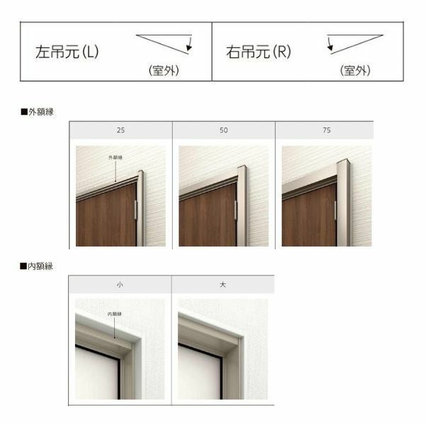 リフォーム用アパートドア リシェント ランマなし A32型 断熱仕様 k2