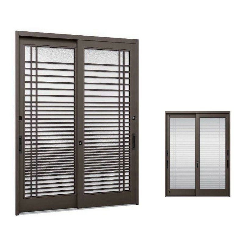 玄関引き戸JS 26P型 W164/169/187×H19 玄関引戸 2枚建 ランマなし LIXIL リクシル TOSTEM トステム 断熱 和風 玄関 ドア 引き戸 おしゃれ 交換 リフォーム DIY