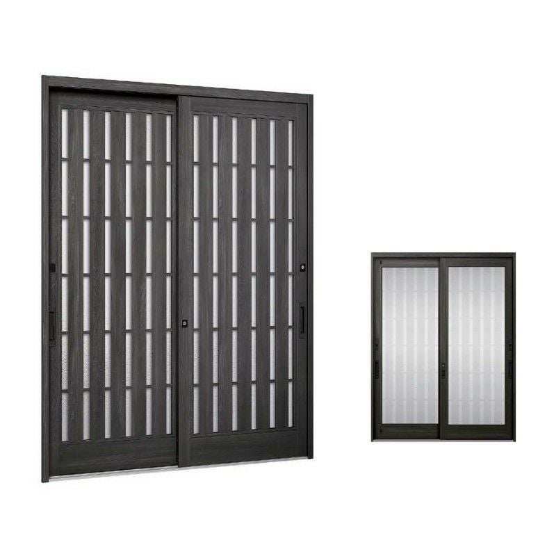 玄関引き戸JS 14P型 W164/169/187×H22 玄関引戸 2枚建 ランマなし LIXIL リクシル TOSTEM トステム 断熱 和風 玄関 ドア 引き戸 おしゃれ 交換 リフォーム DIY