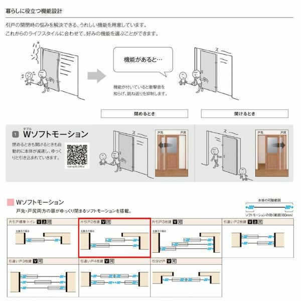 可動間仕切り 片引き戸 2枚建 引戸上吊方式 ラシッサD ヴィンティア