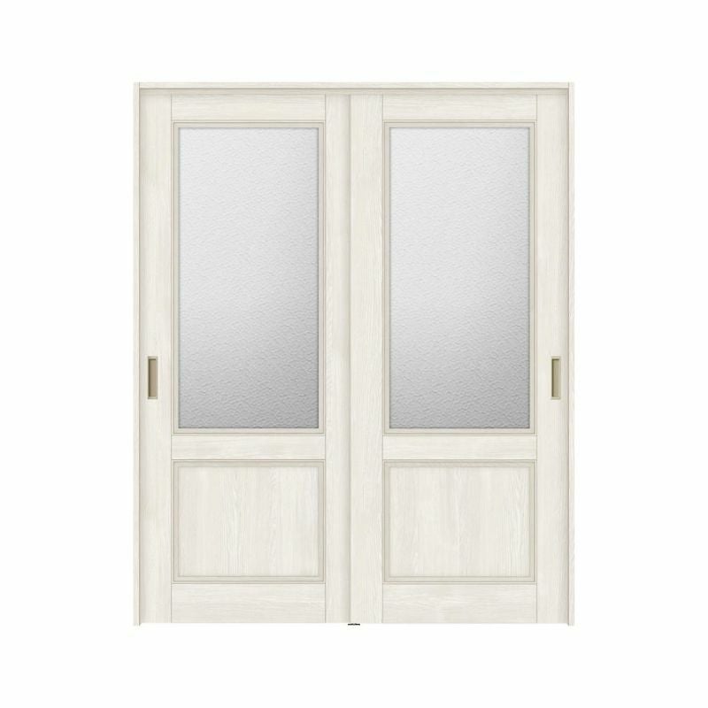 可動間仕切り 引き違い戸 2枚建 引戸上吊方式 ラシッサS ガラスタイプ LGY ノンケーシング枠 1620/1623 リクシル トステム 室内引戸 引違い戸 リフォーム DIY