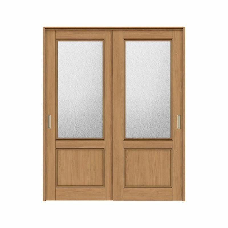 可動間仕切り 引き違い戸 2枚建 引戸上吊方式 ラシッサS ガラスタイプ LGY ケーシング付枠 1620/1623 リクシル トステム 室内引戸 引違い戸 リフォーム DIY