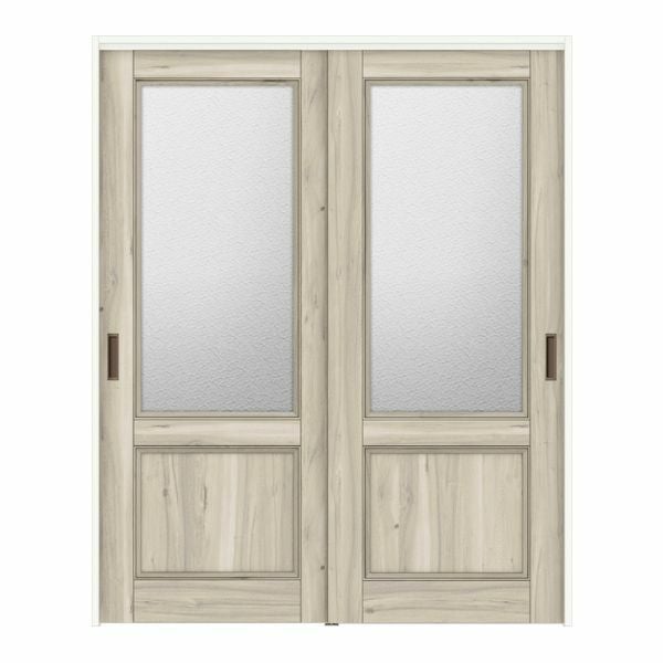 可動間仕切り 引き違い戸 2枚建 引戸上吊方式 ラシッサD ヴィンティア LGY ノンケーシング枠 1620/1623 リクシル トステム 室内 引違い戸 リフォーム DIY