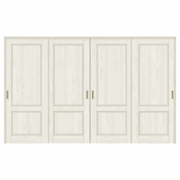 可動間仕切り 引き違い戸 4枚建 引戸上吊方式 ラシッサS パネルタイプ LAY ノンケーシング枠 3220/3223 リクシル トステム 室内引戸 引違い戸 リフォーム DIY