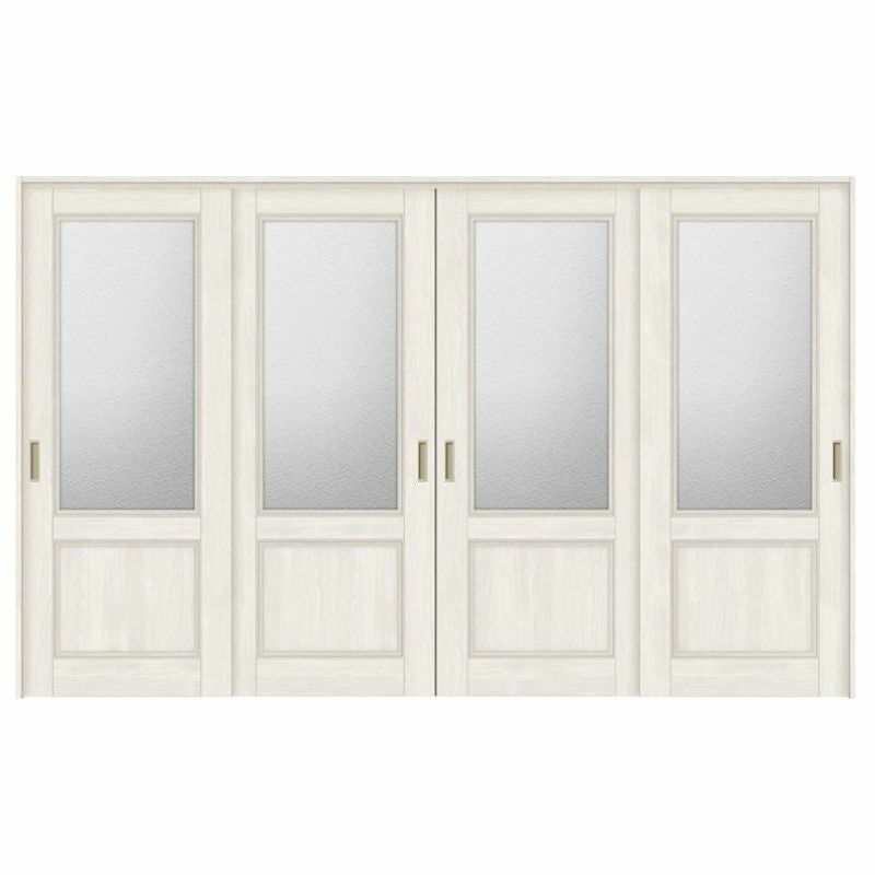 可動間仕切り 引き違い戸 4枚建 引戸上吊方式 ラシッサS ガラスタイプ LGY ノンケーシング枠 3220/3223 リクシル トステム 室内引戸 引違い戸 リフォーム DIY