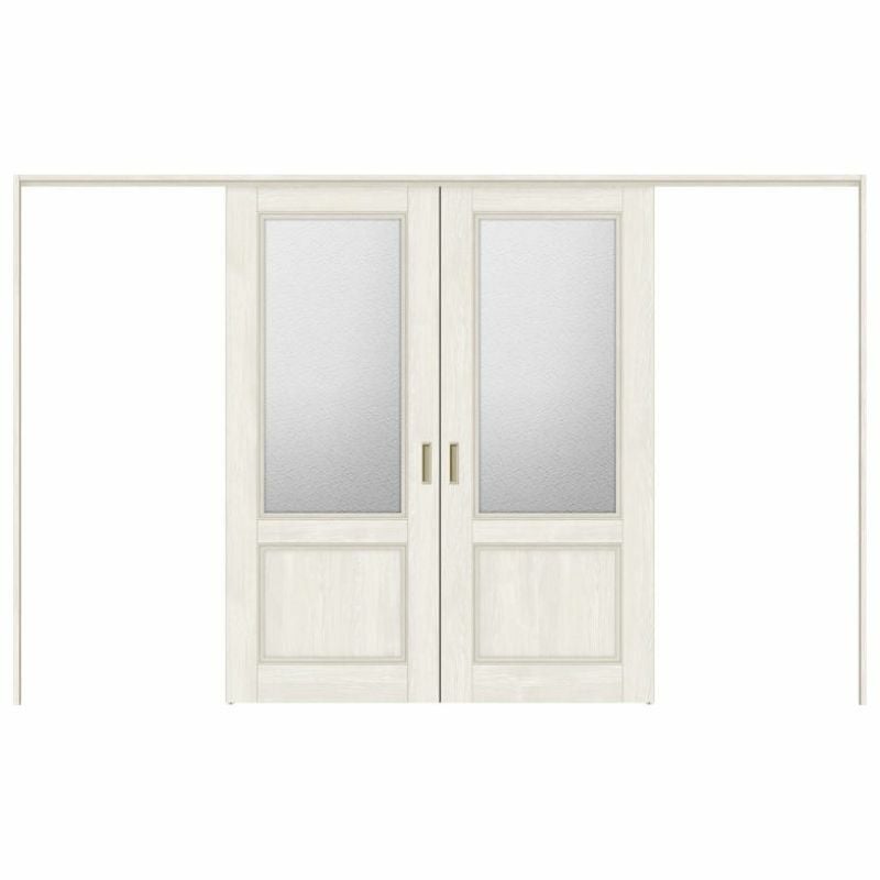 可動間仕切り 引き分け戸 引戸上吊方式 ラシッサS ガラスタイプ LGY ノンケーシング枠 3220/3223 リクシル トステム 室内 引分け戸 ドア リフォーム DIY