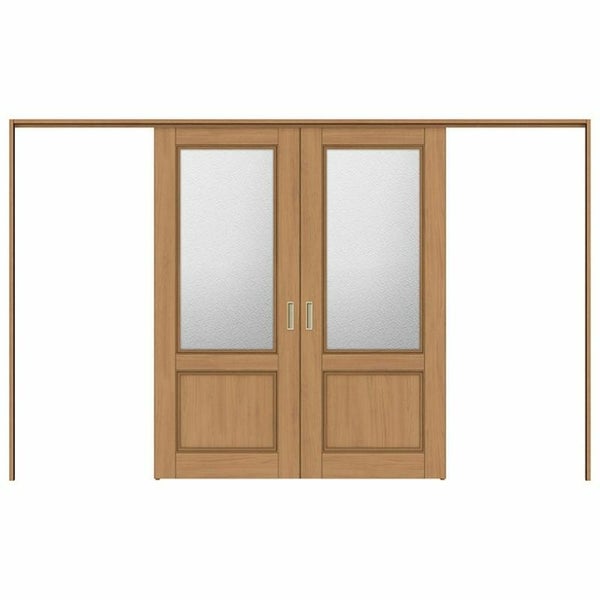 可動間仕切り 引き分け戸 引戸上吊方式 ラシッサS ガラスタイプ LGY ケーシング付枠 3220/3223 リクシル トステム 室内 引分け戸 ドア リフォーム DIY