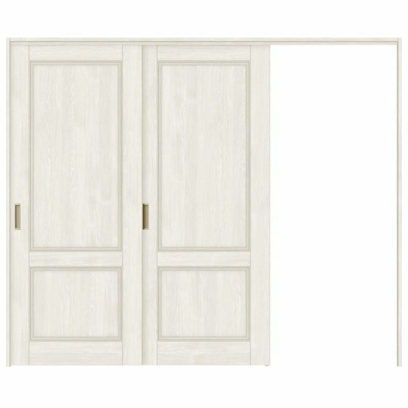 オーダーサイズ リクシル ラシッサＳ 可動間仕切り 引戸上吊方式 片引戸2枚建 ASMKD-LAY ノンケーシング枠 W1604～2954mm×Ｈ1750～2425mm