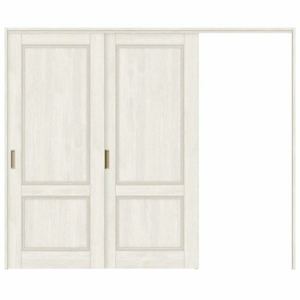 オーダーサイズ リクシル ラシッサＳ 可動間仕切り 引戸上吊方式 片引戸2枚建 ASMKD-LAY ノンケーシング枠 W1604～2954mm×Ｈ1750～2425mm