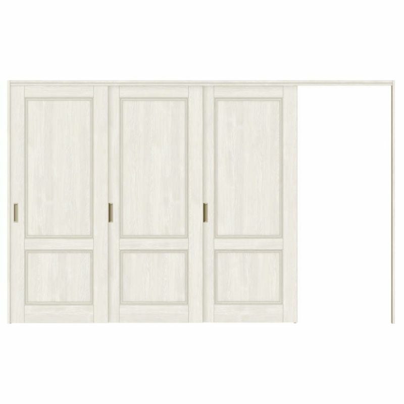 オーダーサイズ リクシル ラシッサＳ 可動間仕切り 引戸上吊方式 片引戸3枚建 ASMKT-LAY ノンケーシング枠 W2116～3916mm×Ｈ1750～2425mm