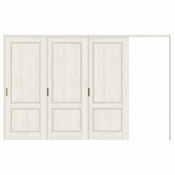 オーダーサイズ リクシル ラシッサＳ 可動間仕切り 引戸上吊方式 片引戸3枚建 ASMKT-LAY ノンケーシング枠 W2116～3916mm×Ｈ1750～2425mm