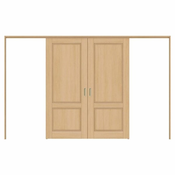 オーダーサイズ リクシル ラシッサＳ 可動間仕切り 上吊方式 引分け戸 ASMWH-LAY ケーシング付枠 W2149～3949mm×Ｈ1750～2425mm