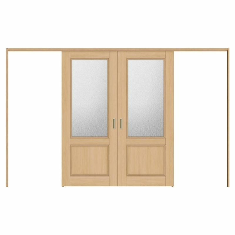 オーダーサイズ リクシル ラシッサＳ 可動間仕切り 上吊方式 引分け戸 ASMWH-LGY ケーシング付枠 W2149～3949mm×Ｈ1750～2425mm