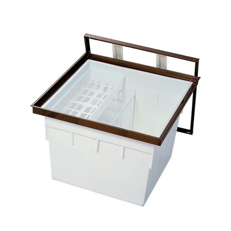 床下収納 標準タイプ 深型600 □-A600-MAJ7 寸法(mm) 606×606×463 抗菌仕様 LIXIL リクシル 床下 収納