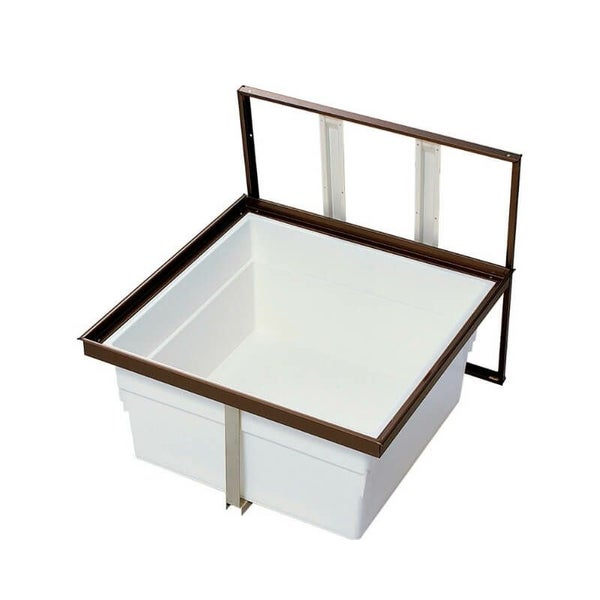 床下収納 標準タイプ 浅型600 □-B600-MAJ7 寸法(mm) 606×606×325 抗菌仕様 LIXIL リクシル 床下 収納