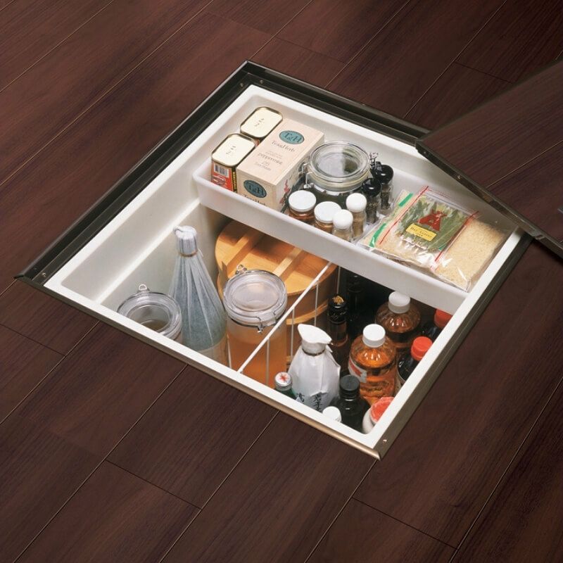 床下収納 標準タイプ 深型900 □-A900-MAJ7 寸法(mm) 606×909×463 抗菌仕様 LIXIL リクシル 床下 収納 6枚目