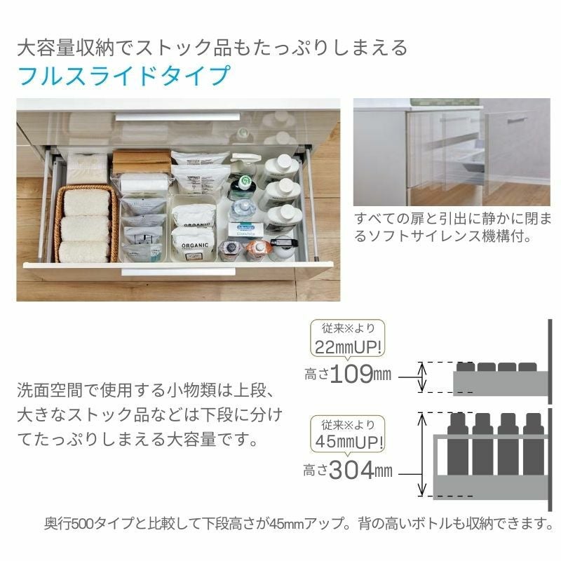 洗面台 LIXIL/リクシル INAX Crevi クレヴィ セットプラン 奥行560