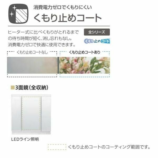洗面台 LIXIL/INAX Crevi クレヴィ 奥行560タイプ ミラーキャビネット