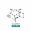 洗面台 LIXIL/INAX Crevi クレヴィ 奥行500タイプ アッパーキャビネット 間口W650×D490×H400mm RBU-655C 収納 洗面化粧台 リフォーム DIY 2枚目