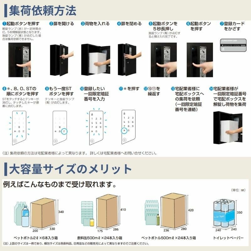 郵便ポスト  宅配ボックス ルシアス　未使用品【店頭取引限定】早い者勝ち！取りに来れる方限定！！ 楽天市場】【無料☆特典付】ルシアス宅配ポスト3型 前入れ前出し 本体