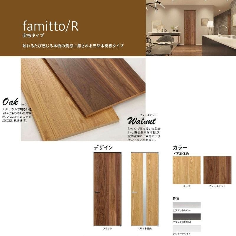YKKap 室内引戸 ファミット スリム枠 famitto/C クロス C01 引違い戸(4