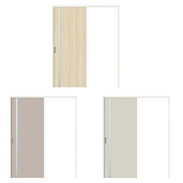 【オーダーサイズ 】室内引戸 上吊方式 リクシル ラシッサD キナリモダン 片引戸標準タイプ AKUK-LGL ケーシング付枠 W1092～1992mm×H1750～2425mm DIY