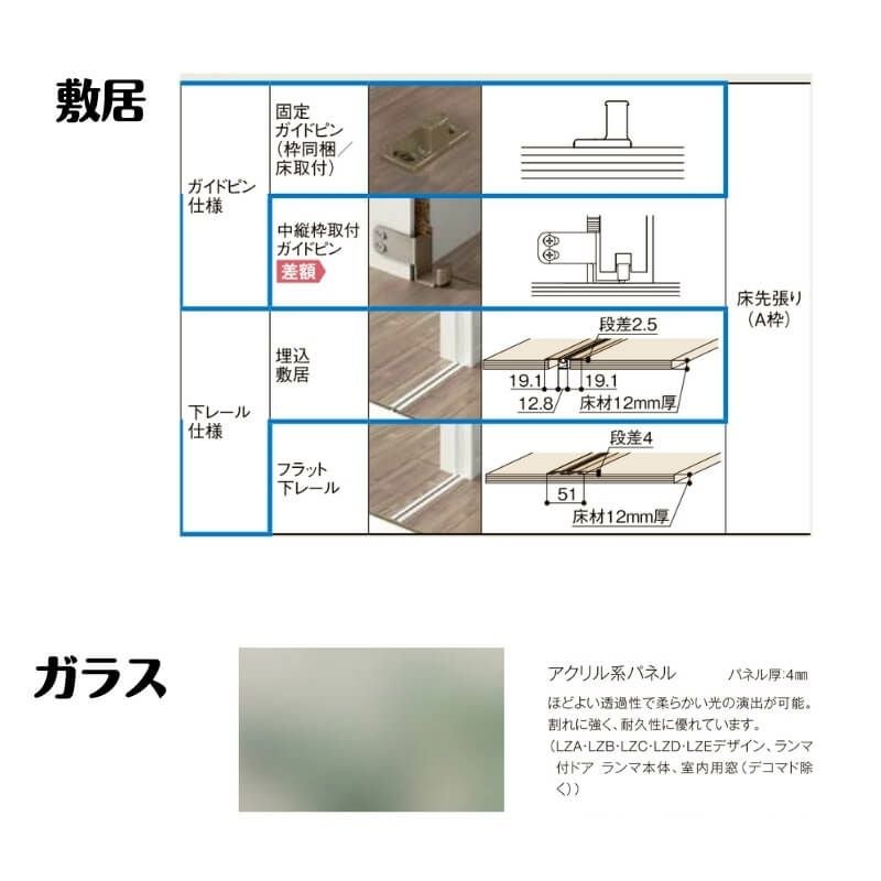 オーダーサイズ 】可動間仕切り 引戸上吊 リクシル ラシッサD