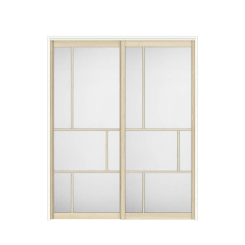 【オーダーサイズ 】可動間仕切り 引戸上吊 リクシル ラシッサD キナリモダン 引違い戸 2枚建 AKMHH-LZE ノンケーシング枠 W1092～1992mm×H1750～2425mm DIY