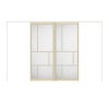 【オーダーサイズ 】可動間仕切り 引戸上吊 リクシル ラシッサD キナリモダン 引分け戸 AKMWH-LZE ケーシング付枠 W2149～3949mm×H1750～2425mm DIY