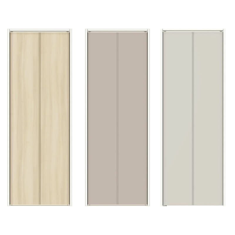 【オーダーサイズ 】クローゼット扉 ドア 2枚折れ戸 ラシッサD キナリモダン レールタイプ LAD ノンケーシング枠 W542～942×H2024～2425mm 特注折戸 交換 DIY