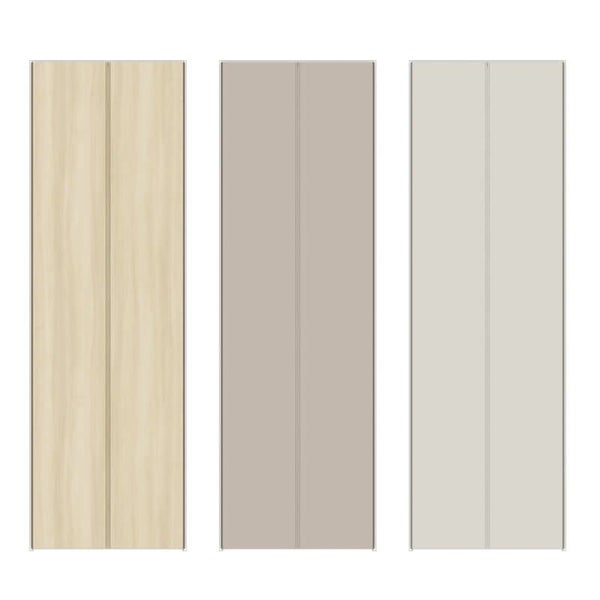 【オーダーサイズ 】クローゼット扉 ドア 2枚折れ戸 ラシッサD キナリモダン すっきりタイプ LAD ノンケーシング枠 W517～917×H1518～2425mm 特注折戸 交換 DIY