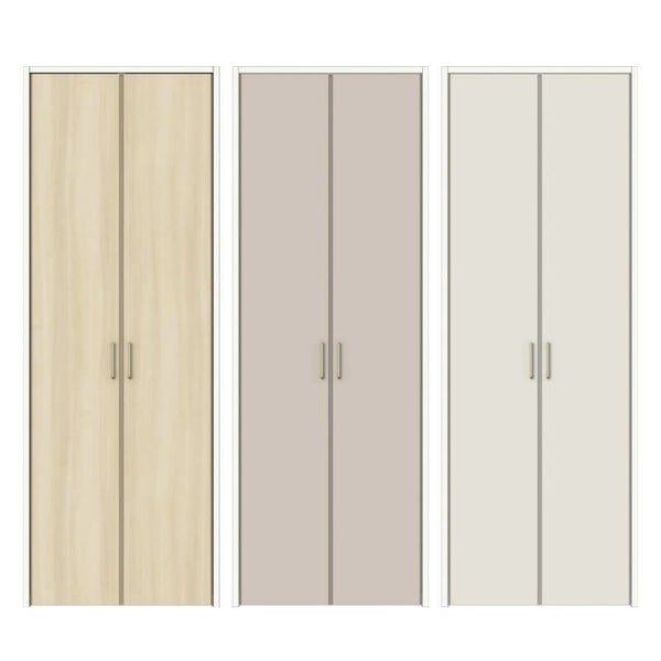 【オーダーサイズ 】クローゼット扉 ドア 両開き戸 ラシッサD キナリモダン LAA ノンケーシング枠 標準タイプ W954～1653mm×H2024～2430mm DIY