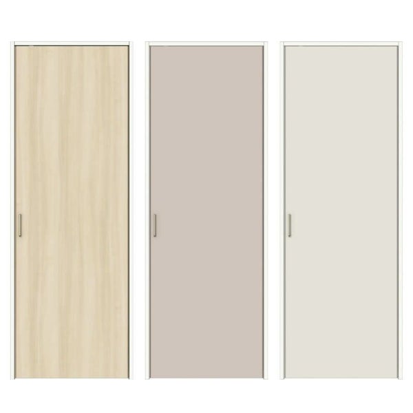 【オーダーサイズ 】クローゼット扉 ドア 片開き戸 ラシッサD キナリモダン LAA ノンケーシング枠 標準タイプ W302～619mm×H1823～2430mm DIY