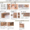 室内引戸 片引戸 標準タイプ 上吊方式 ノンケーシング枠 ラフィス RAA  1220/1320/1420/1620/1820 リクシル LIXIL Raffis 建具 リフォーム 8枚目
