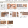 室内引戸 片引戸 標準タイプ 上吊方式 ノンケーシング枠 ラフィス RGW アクリル系パネル 1220/1320/1420/1620/1820 リクシル LIXIL Raffis 建具 リフォーム 8枚目