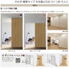 室内引戸 片引戸 標準タイプ 天井埋込方式 ライン枠 ラフィス RZA アルミガラス 1624 リクシル LIXIL Raffis 建具 リフォーム 10枚目