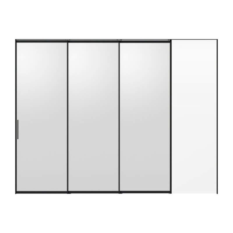 【引取り限定】建具　額縁ガラス 室内引戸 ラフィス RZA ライン枠 上吊方式 3枚建＋FIX 片引戸 その他