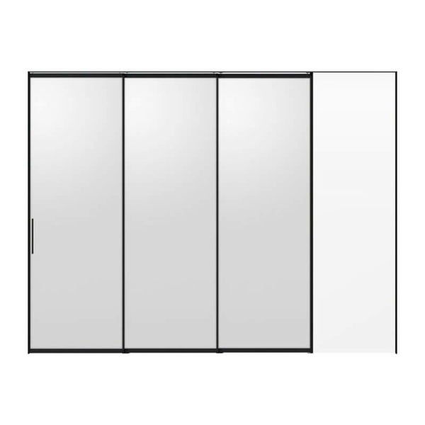 室内引戸 片引戸 3枚建(連動) 上吊方式 ライン枠 ラフィス RZA アルミガラス 3224 リクシル LIXIL Raffis 建具 リフォーム