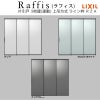 室内引戸 片引戸 3枚建(連動) 上吊方式 ライン枠 ラフィス RZA アルミガラス 3224 リクシル LIXIL Raffis 建具 リフォーム 5枚目